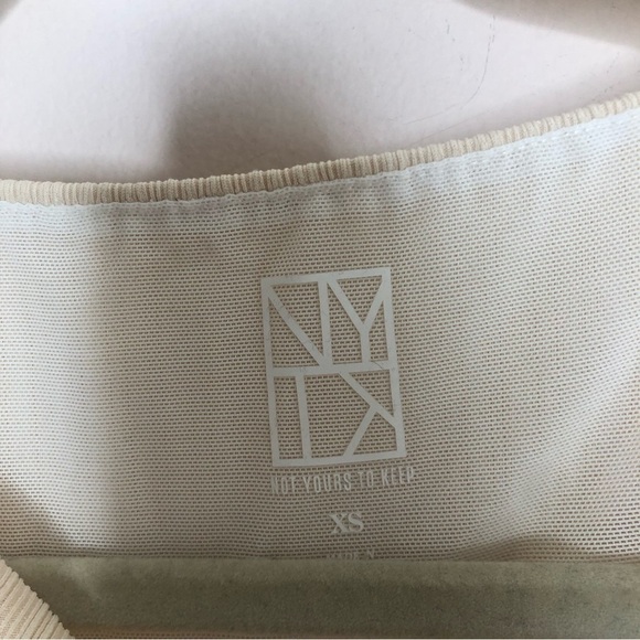 Revolve Not Yours To Keep Penelope Midi Cut Out O-Ring Dress in Cream Size XS - Picture 3 of 5